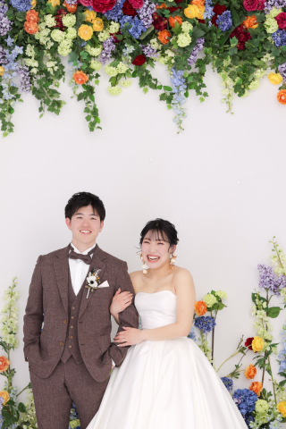 【洋装スタジオプラン】笑顔あふれる1日に！