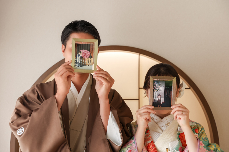 【和装洋装スタジオプラン】小さな自分達と一緒に!