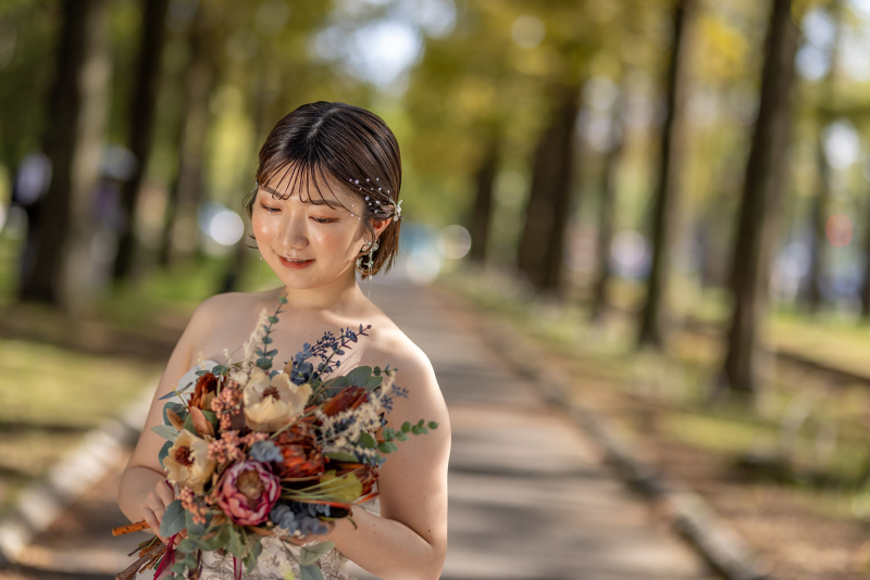 新婦さまお一人ショット