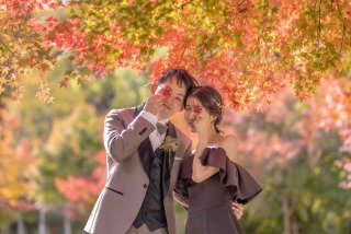 【洋装ロケーションプラン】紅葉も緑も♪