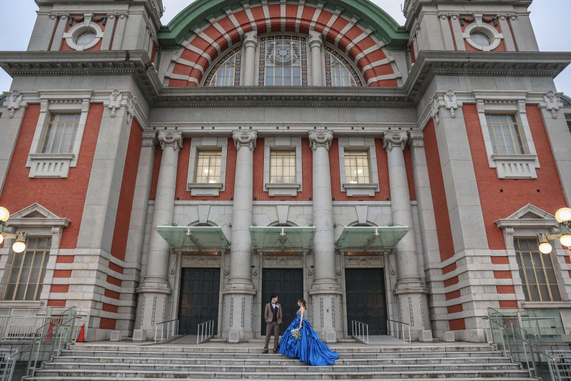 夕方から始まった撮影