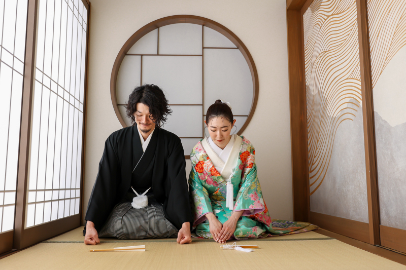 お辞儀もしなやかに