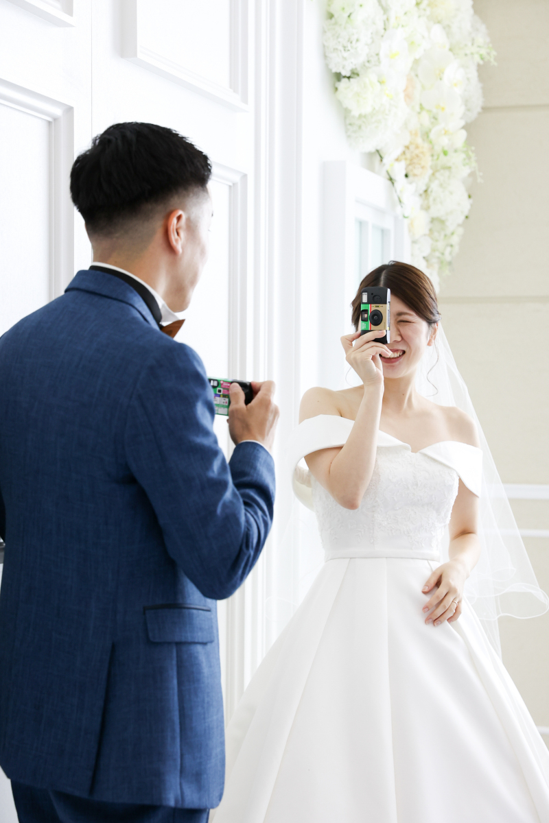 無邪気な笑顔。