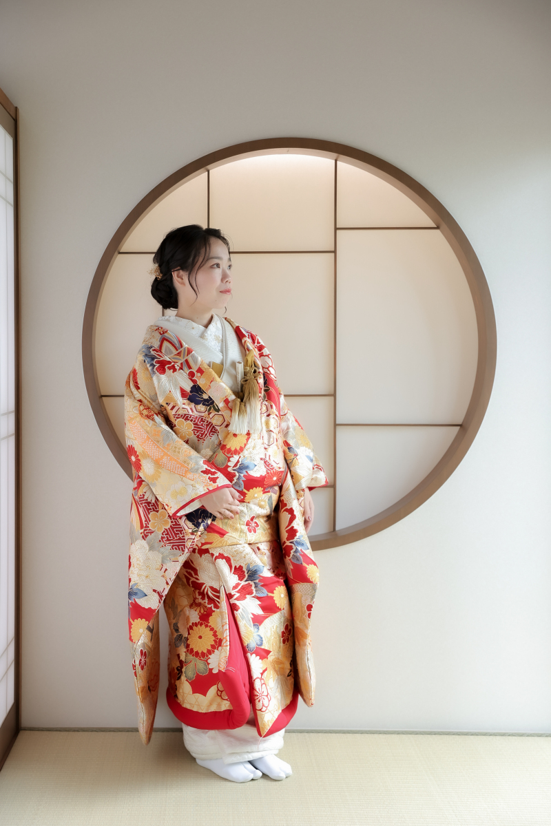 新婦さまお1人でのカット。