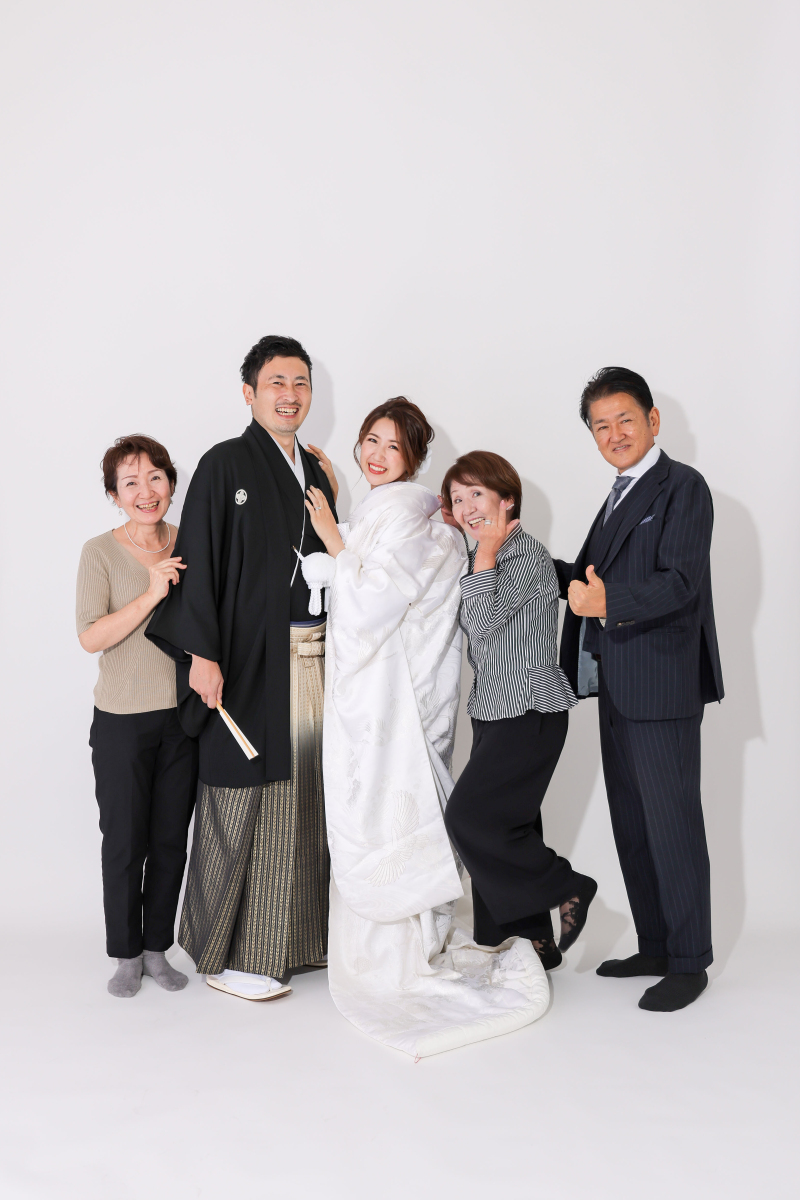 仲良しなご家族との写真もたくさん残せました♪