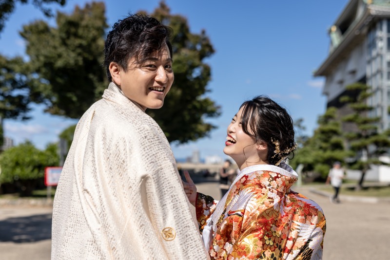 お二人の自然な表情も逃しません