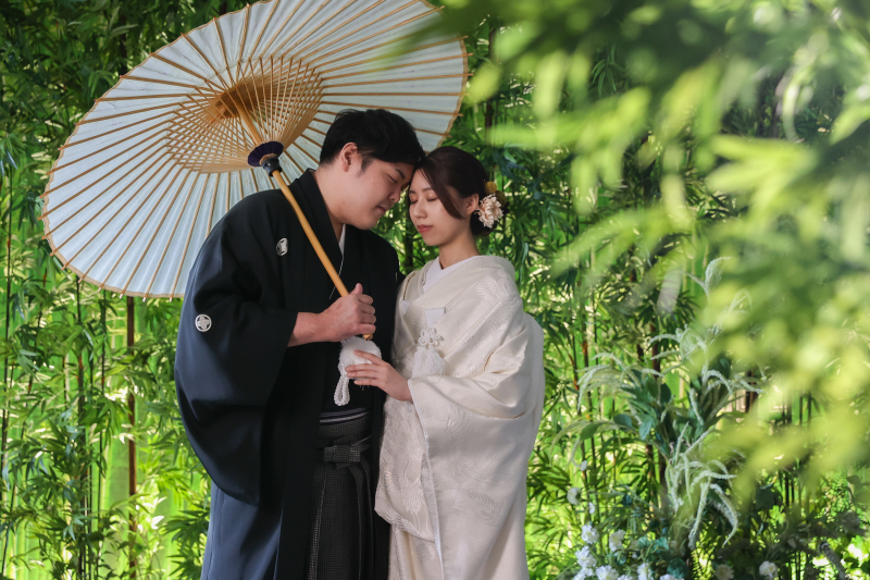 竹林の中での1枚。