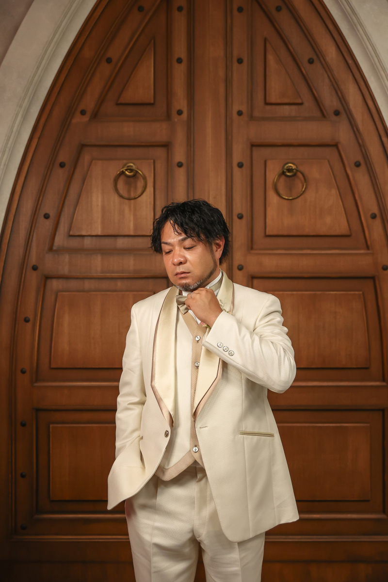 新郎さまお一人ショット