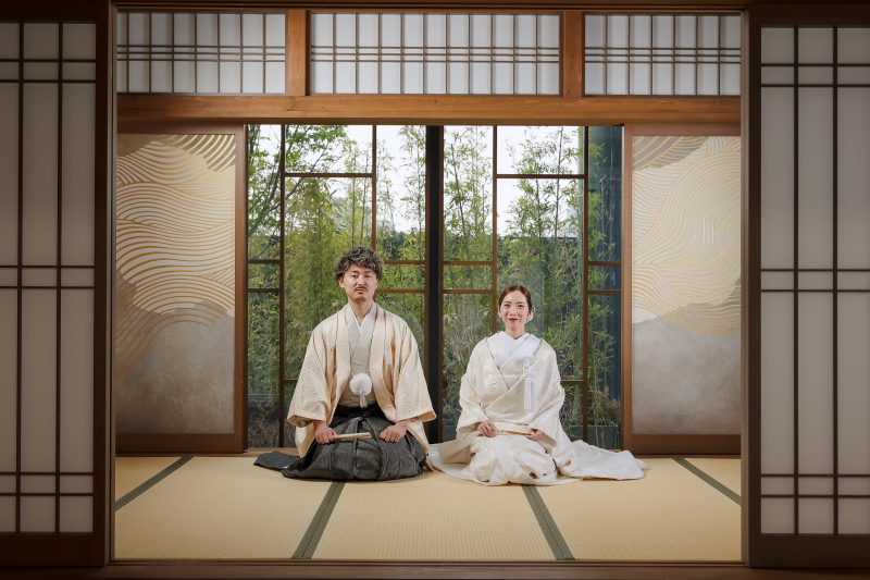 正座ショット。