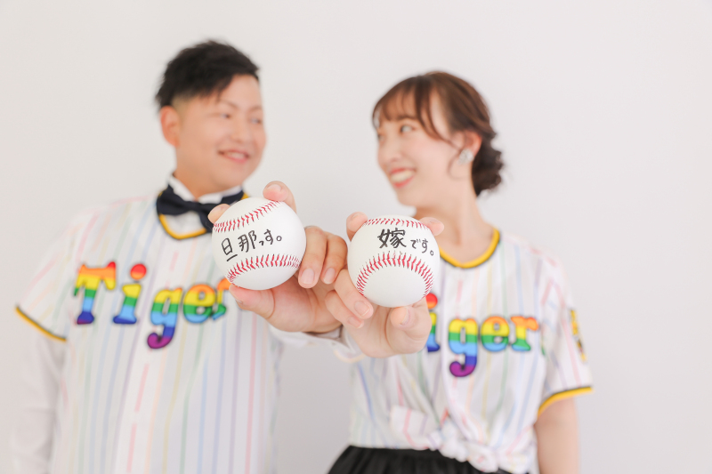 野球ボールに文字を!