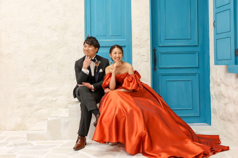 我慢できず笑顔に