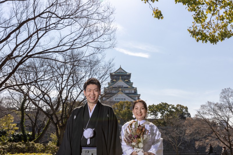 太陽に照らされて