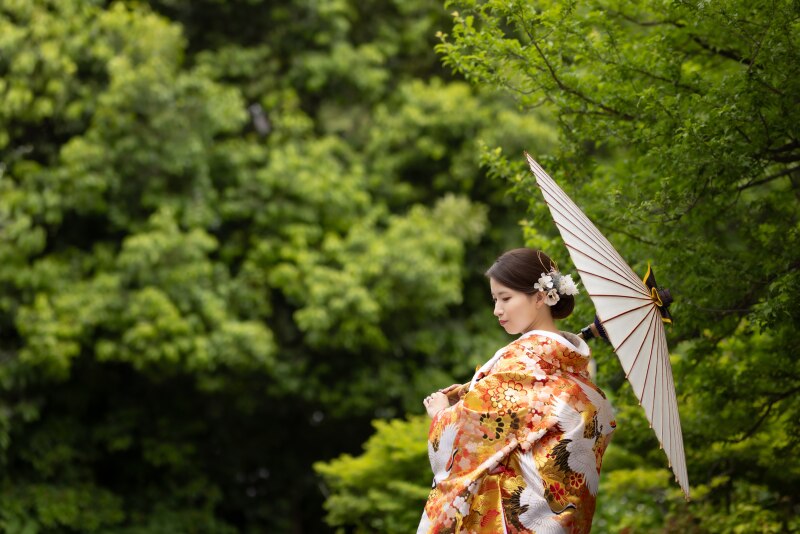 新婦さまお一人ショット