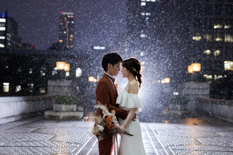 【洋装ロケーションプラン】特別で輝く雨の光