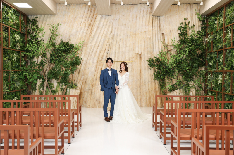 お二人のラフな感じもステキです♪