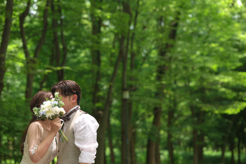 【洋装スタジオ和装ロケーションプラン】お二人の大切な場所で。