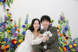 【洋装スタジオプラン】大切なペットと思い出づくり♩