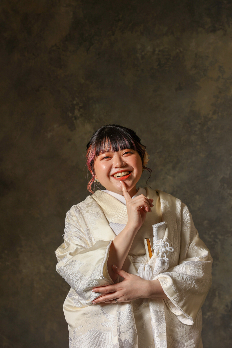 可愛らしい新婦さま