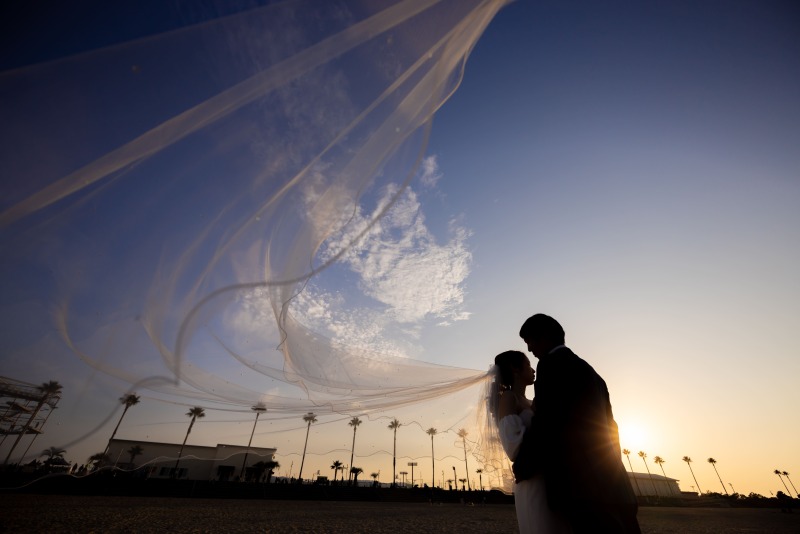 シルエットでの撮影も