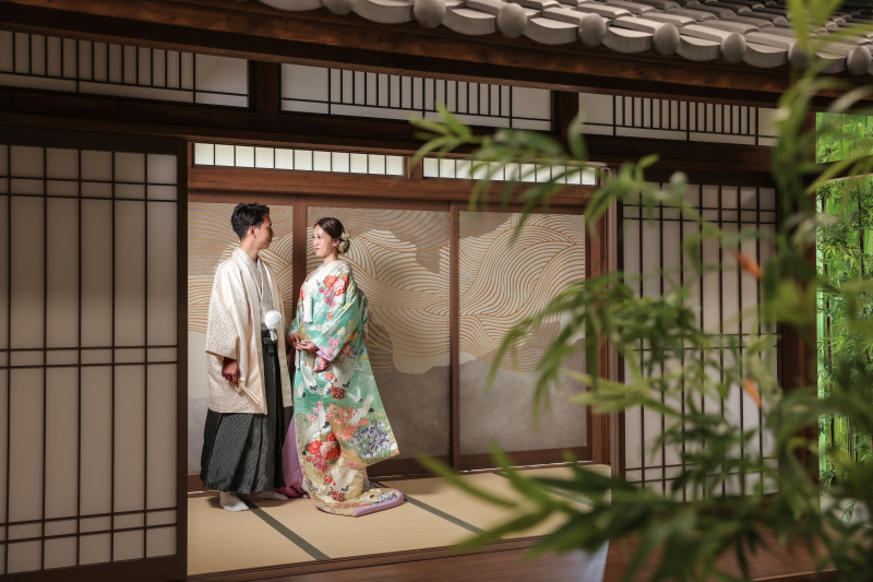 色打掛にお着替えして