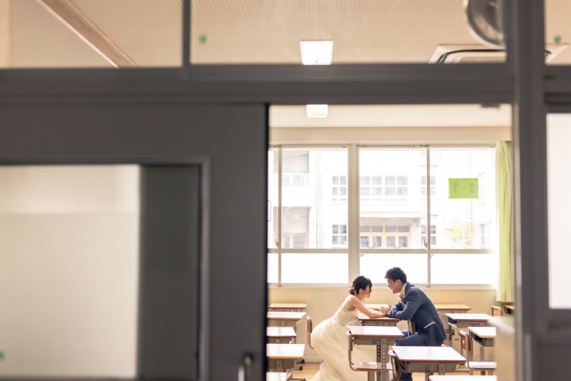 お二人だけの空間。