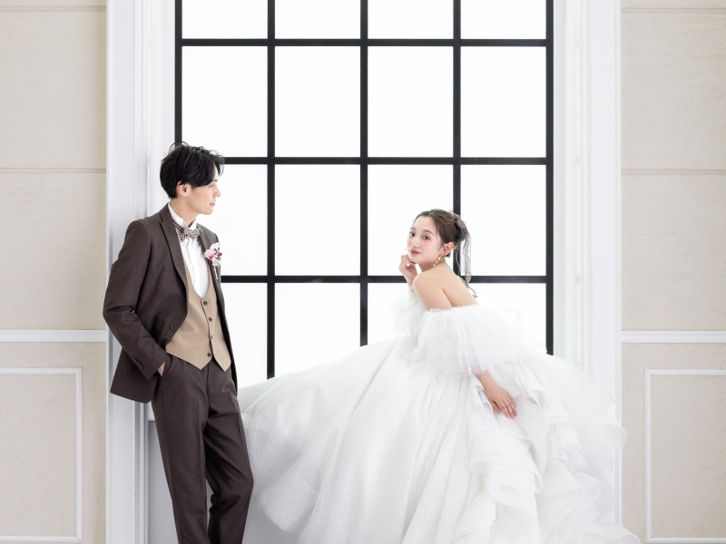 花嫁姿をより美しく彩るスタジオ撮影
