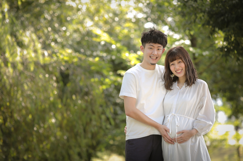 大切なお子様と一緒の想い出の写真を残せる