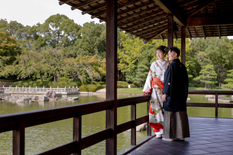 studio clori. OSAKA_庭園で撮影できる