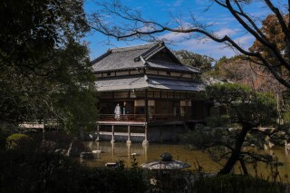 和の庭園で笑顔あふれる撮影♪