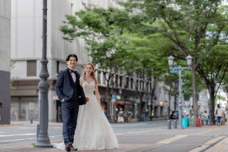 おしゃれなお二人と一緒に街へ