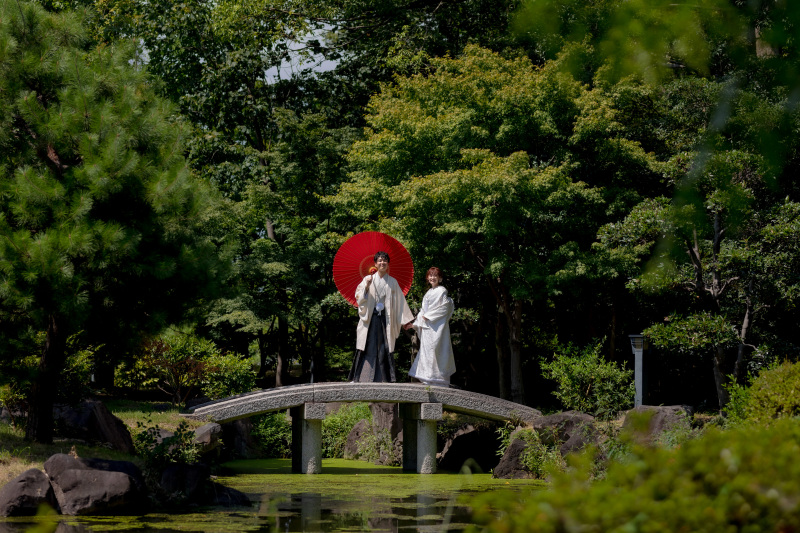 【旧藤田邸庭園・和装ロケーションプラン】竹林や日本庭園での撮影が叶うプラン◆全カットデータ無料♪