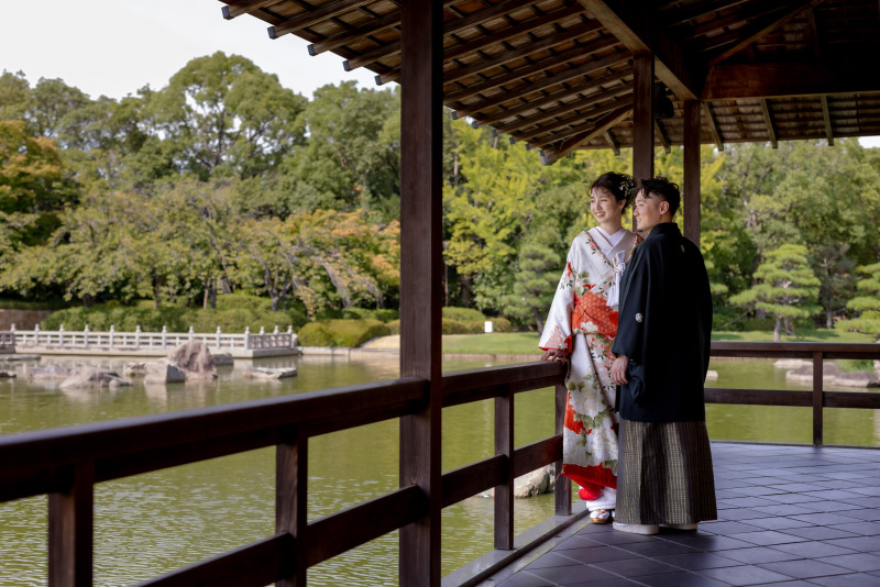 【大仙公園ロケーションプラン】2026年5月までの撮影の方へ！本格日本庭園での撮影♪★撮影料＋ヘアメイク+衣裳＋撮影全データ付
