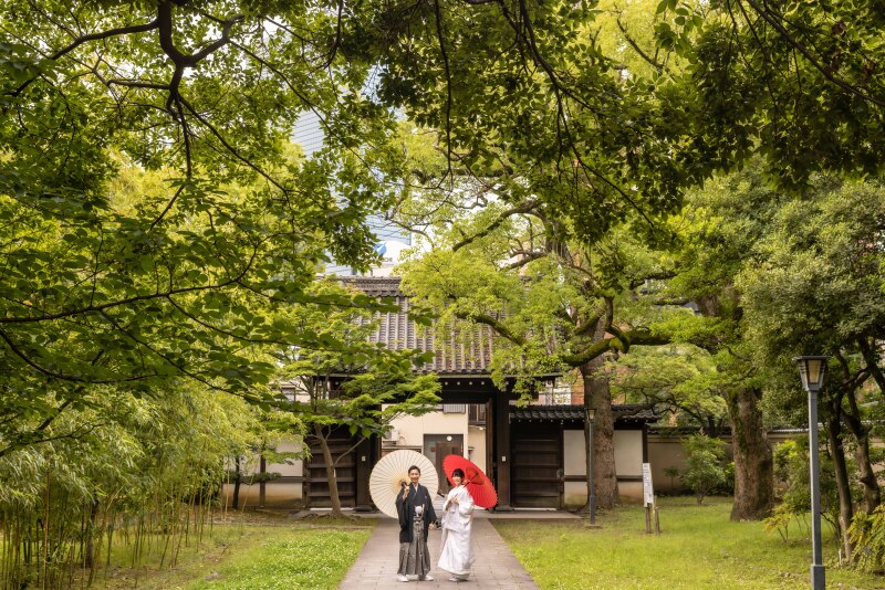 【旧藤田邸庭園・和装ロケーションプラン】竹林や日本庭園での撮影が叶うプラン◆全カットデータ無料♪