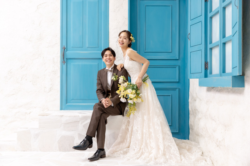 【ロケーションフォト+スタジオフォト】ドレス大満喫プラン★全カットデータ&ドレス着放題付き♪