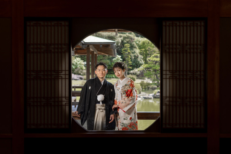 【大仙公園ロケーションプラン】2026年5月までの撮影の方へ！本格日本庭園での撮影♪★撮影料＋ヘアメイク+衣裳＋撮影全データ付