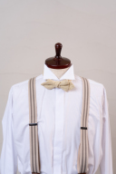 サスペンダー　グレーストライプ