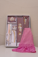 6点セット 刺繍ピンク