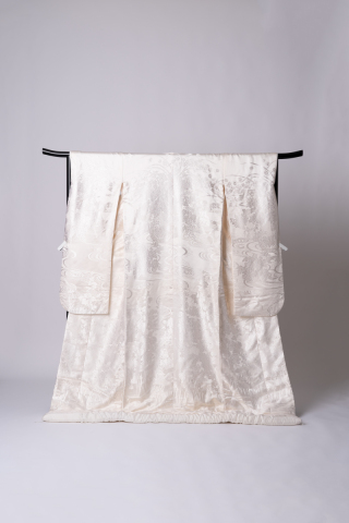 正絹流水紋様花車 A