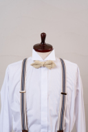 サスペンダー　ネイビーブラウン