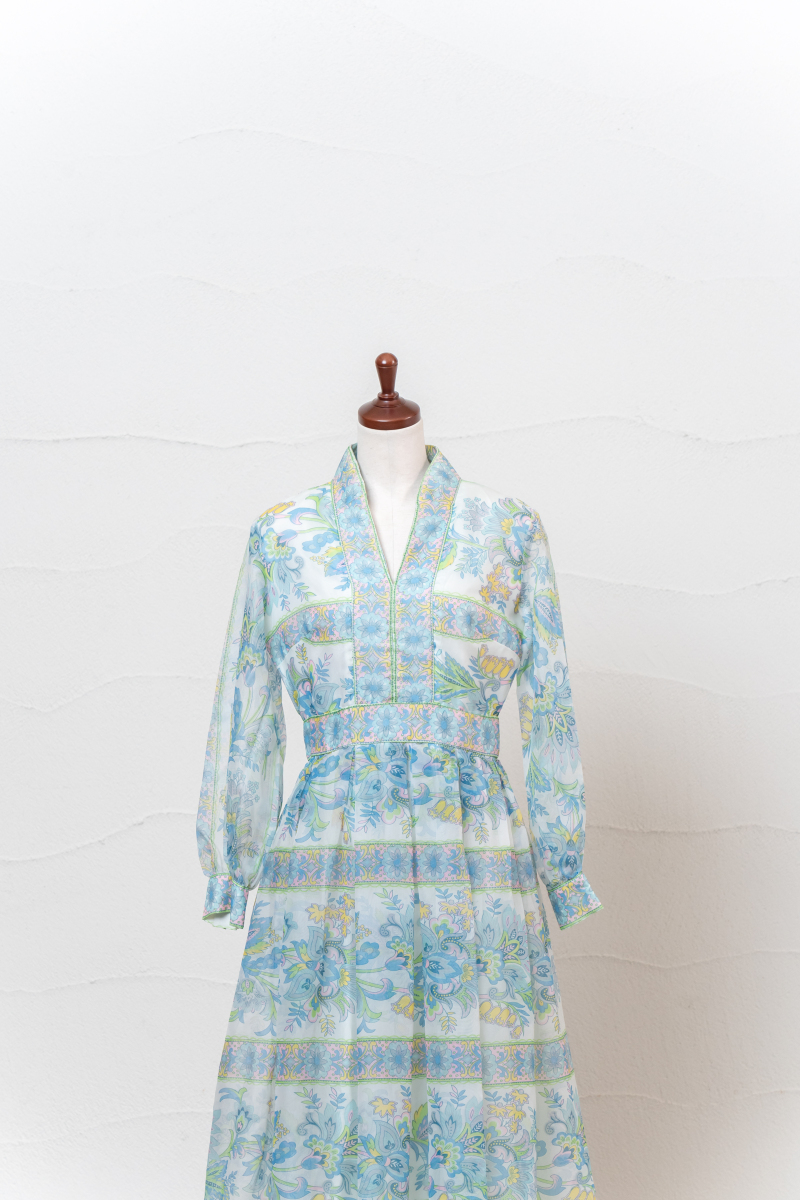 パネル柄ドレス（9）B