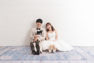 愛犬と一緒に♪　スタジオ洋装1着プラン