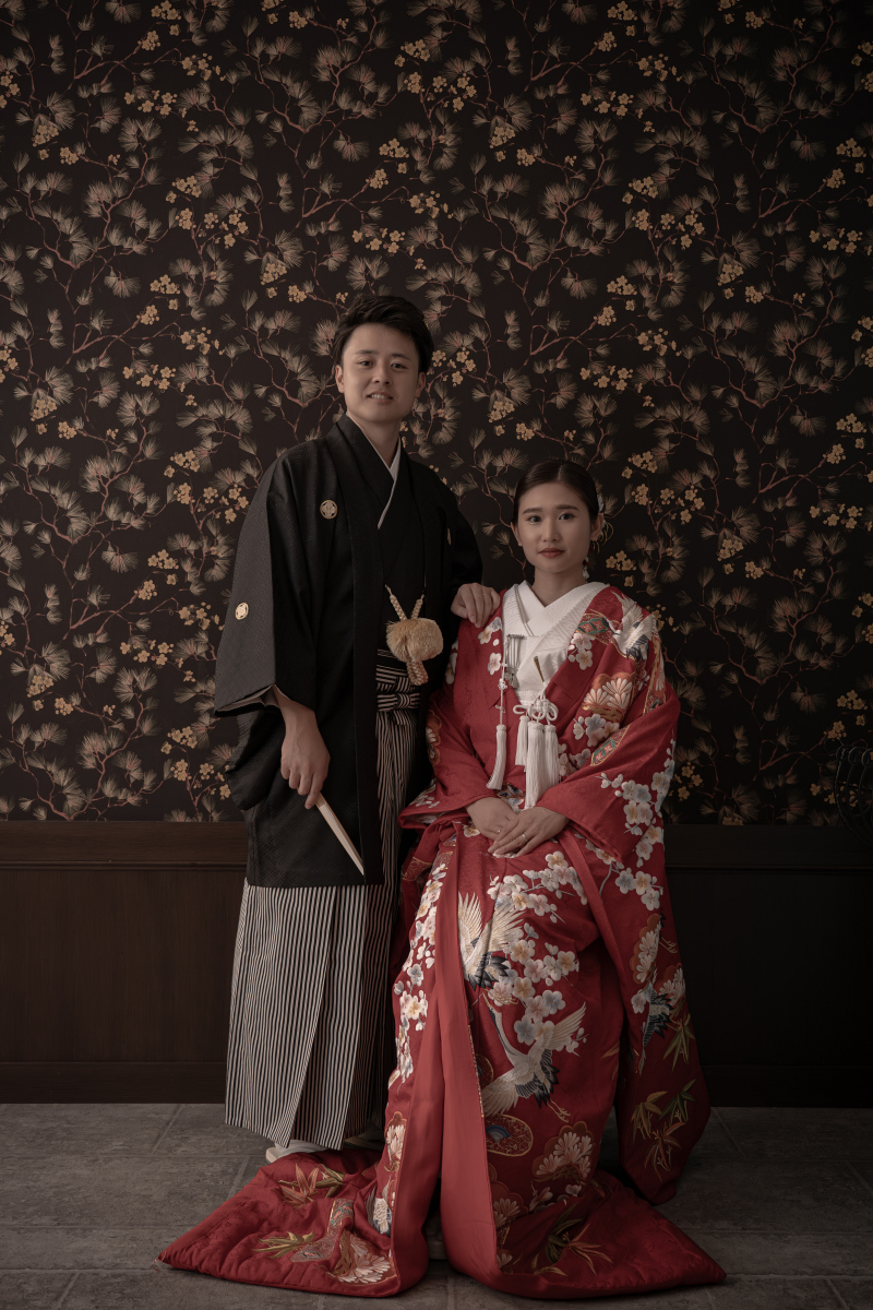 大正ロマンな背景で