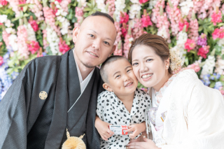 笑顔いっぱいのFamily Photo ＊洋装＆和装　スタジオ2着プラン＊