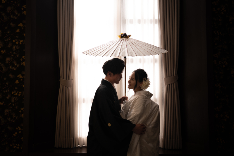 窓からの光を使って