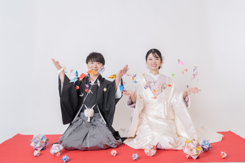 折り鶴でコンフェッティ！