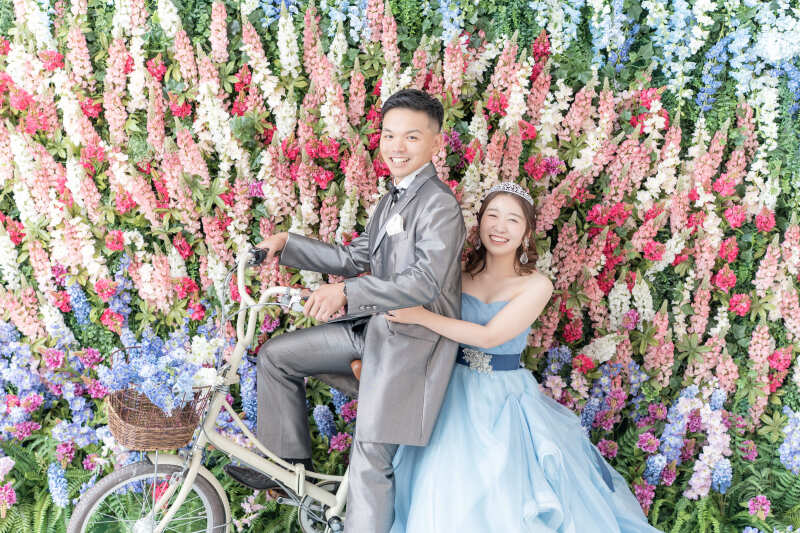 自転車に乗って♪