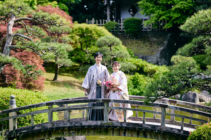 日本庭園を散策