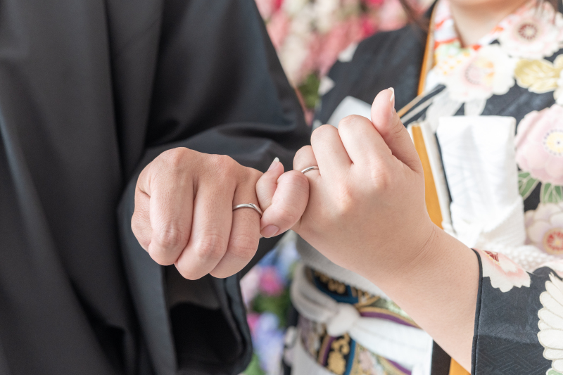 これからの歩みに寄り添う、指輪の手元カット♥