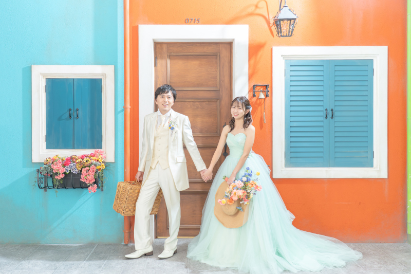 カラードレス撮影へ❁