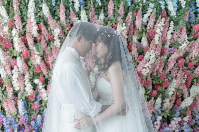 ベールをまとって